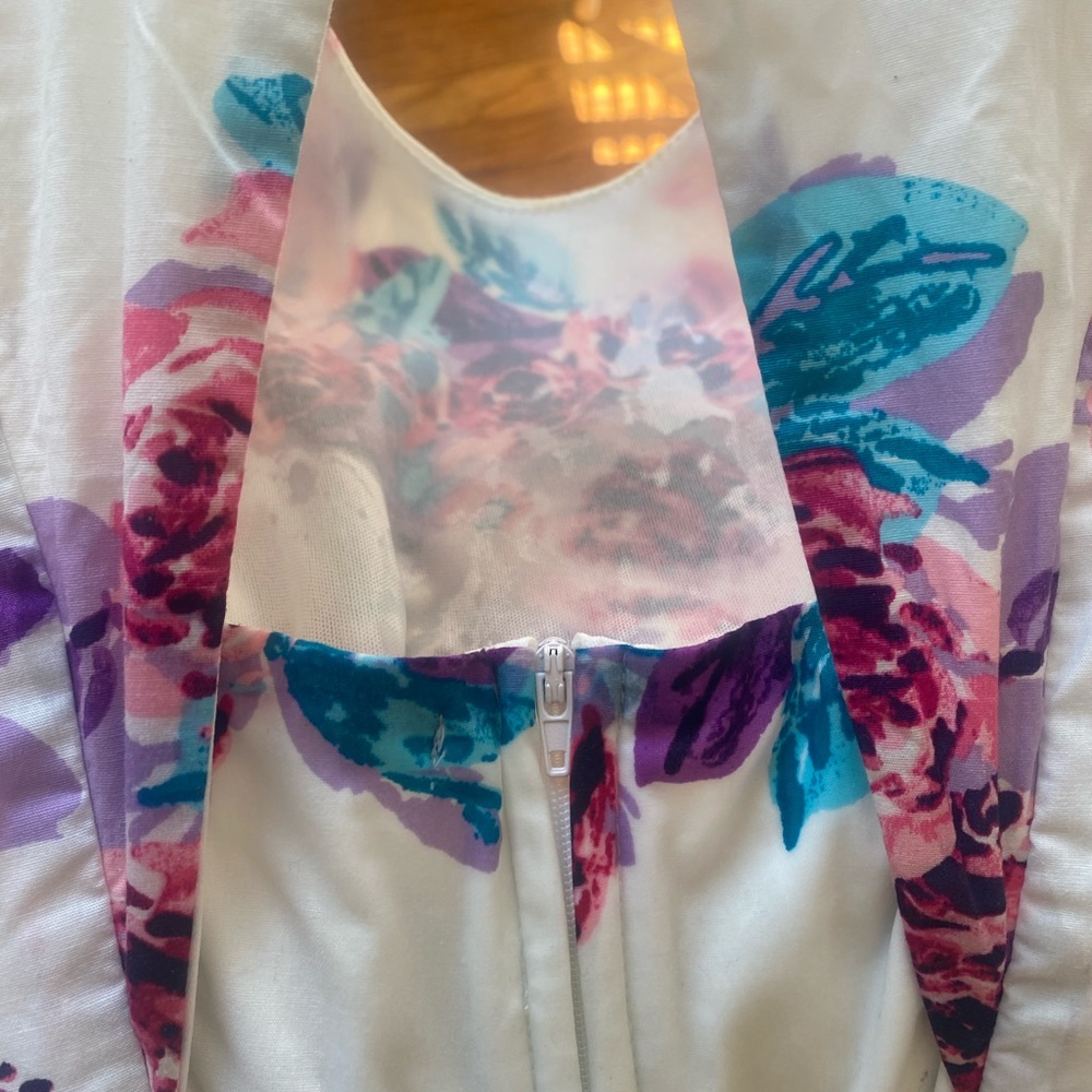 floral tea party dress, Easter Sunday dress size small - Picture 2 of 3